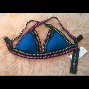 La Blanca bikini top